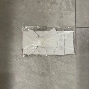 Baby Bling White Hair Bow